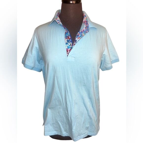 🐘 Duchamp Blue Polo Shirt - Picture 1 of 2